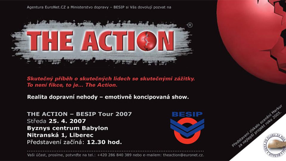 pozvánka na představení The Action