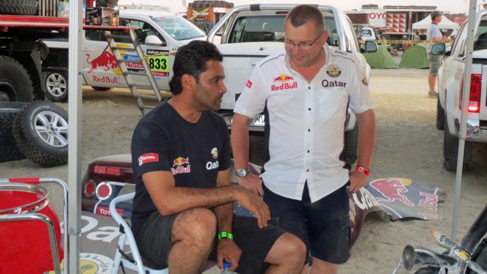 Katařan Al-Attiyah je majitelem týmu Qatar Red Bull