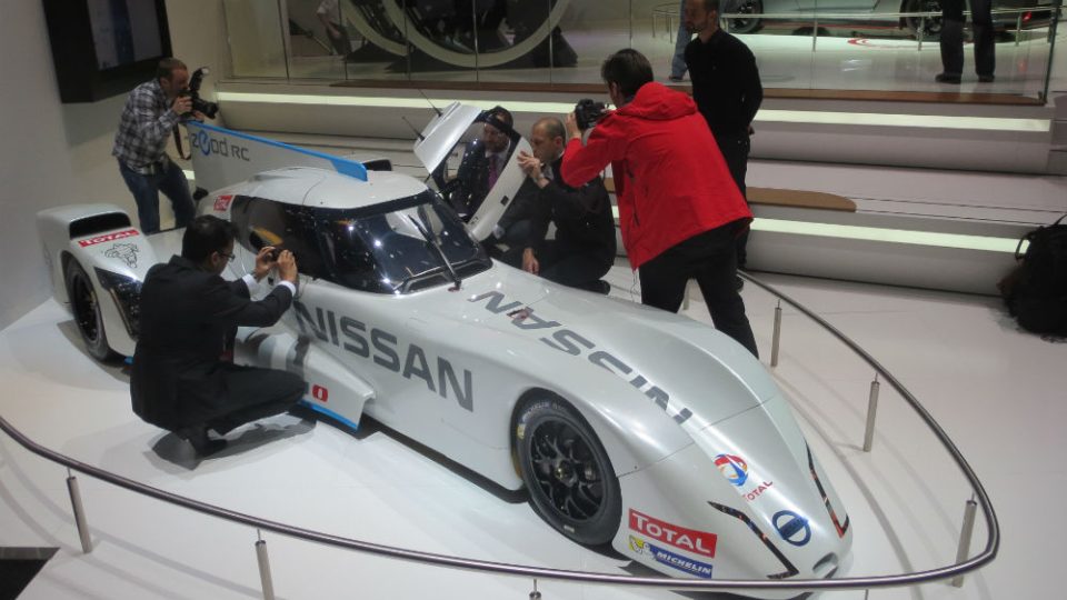 Tříkolka Nissan pro závody Le Mans series 1