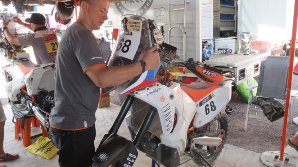 Jan Veselý připravuje KTM na Bolívii