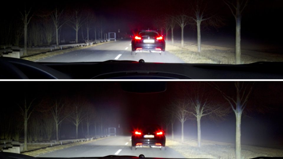 OLED světla neoslňují, sama se nastaví podle dopravní situace