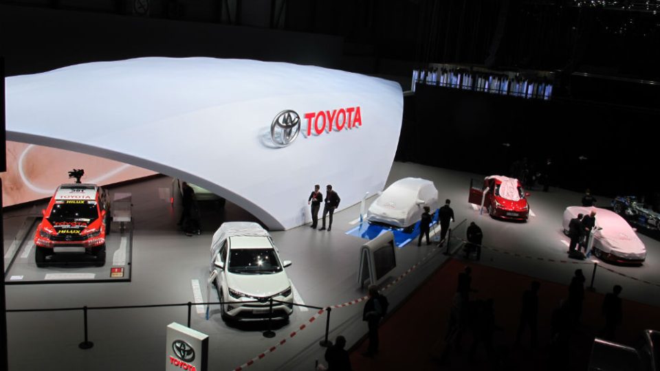 Stánek automobilky Toyota